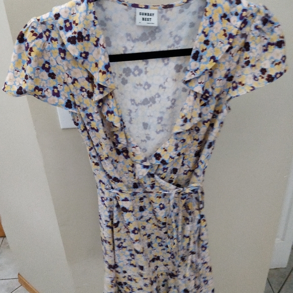 Sunday Best New Ruffle Wrap Dress - Picture 10 of 16